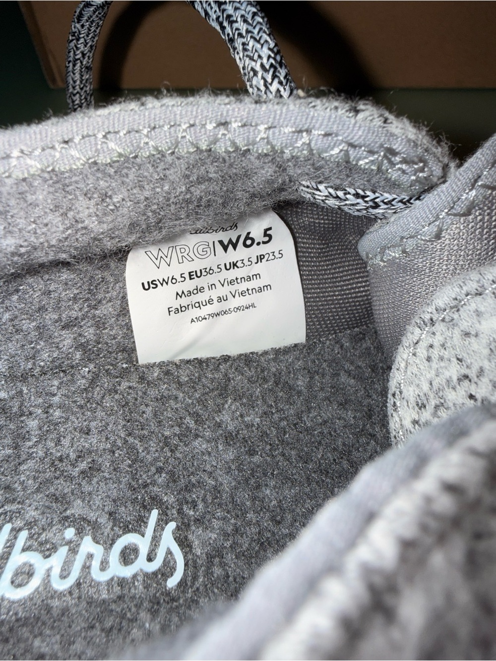 allbirds Wool Sneakers - Speckled Gray - Picture 3 of 3